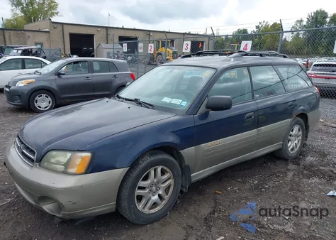 2002 Subaru Outback z USA, uszkodzony, nr VIN 4S3BH665727662952